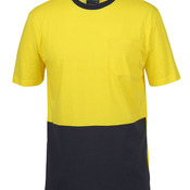 Hi Vis Crew Neck Cotton T-Shirt